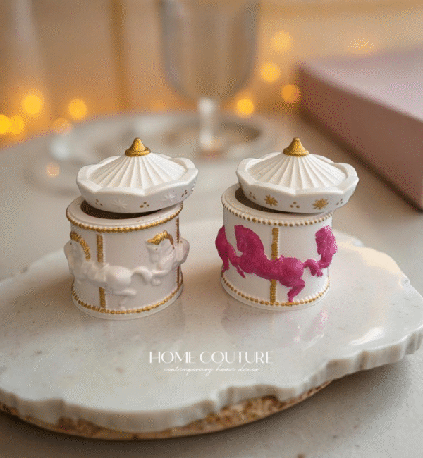 CAROUSEL CANDLE JAR
