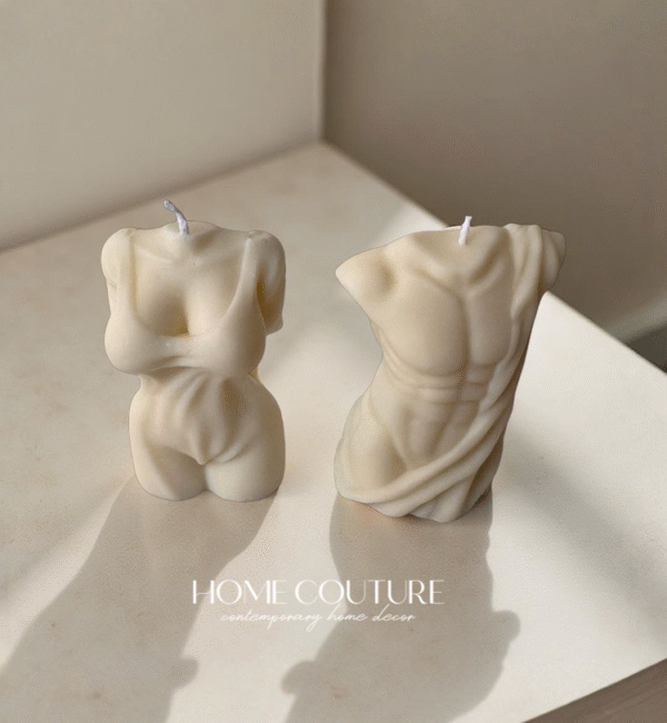 VINTAGE BODY CANDLE SET