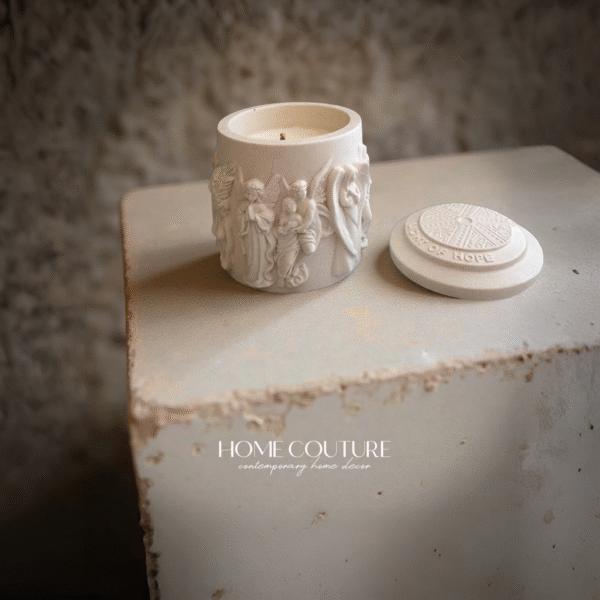 VINTAGE EUROPEAN CANDLE JAR